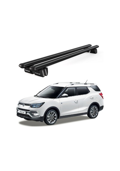 Pençe Ssangyong Xlv 2016 Ve Sonrası Uyumlu Siyah Ara Atkı Port Bagaj Tavan Barı