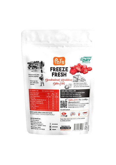Pol's Freeze Fresh Dilim Çilek 18g 20 G