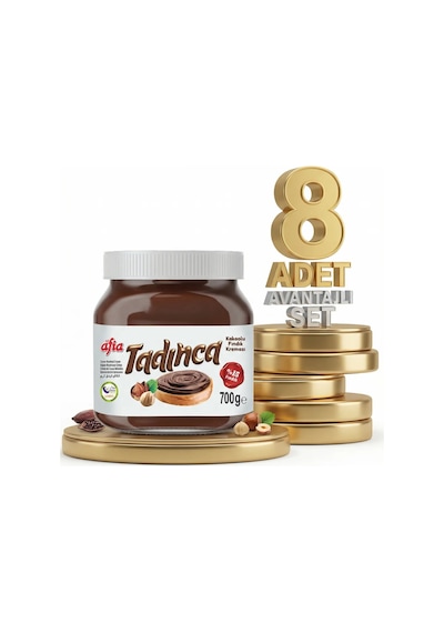 Afia Tadınca Kakaolu Fındık Kreması 8x700 Gr
