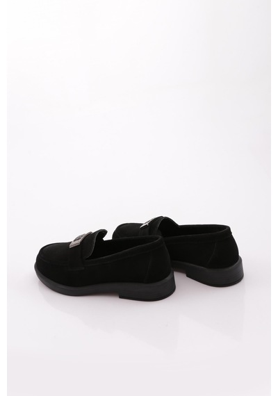 Dgn 528 Kadın Loafer Ayakkabı Siyah