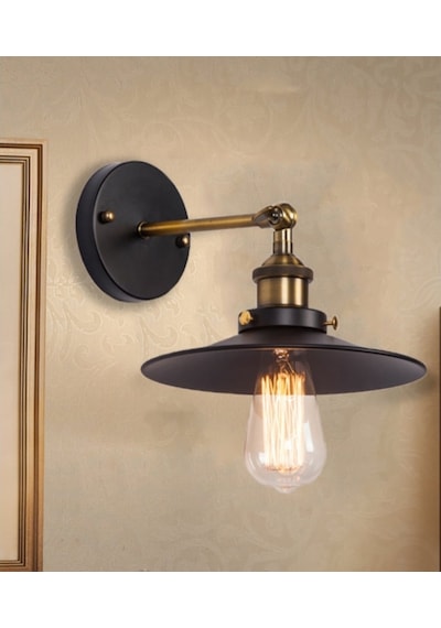 Riolight Retro Hareketli Başlık Aplik (454562460) Siyah