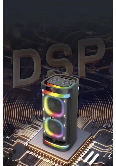 Torima BTS-1990 RGB Mikrofonlu Kumandalı Bluetooth Parti Hoparlör