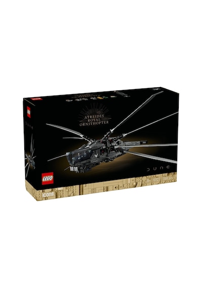 LEGO® Icons Dune: Çöl Gezegeni Atreides Royal Ornithopter 10327 Yetişkinler için Koleksiyonluk Model Yapım Seti - 1369 Parça