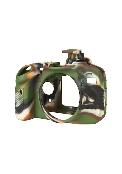 Easycover Nikon D7100/D7200 Silikon Kılıf Ecnd7100C (Kamuflaj)