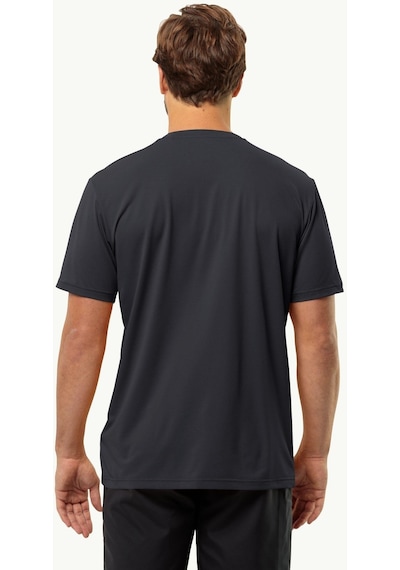 Jack Wolfskin Delgami S/s M Erkek Tişört 1809811-6000 Siyah