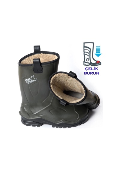 Mey İthalat Pollyboot Power Rigger Çizme Çelik Burunlu 44 Numara Çok Renkli