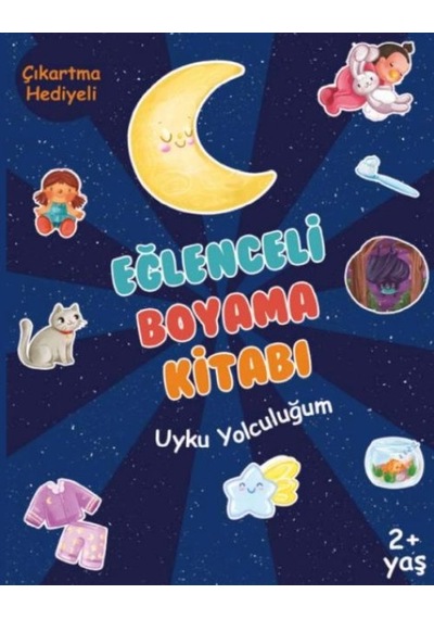 Eğlenceli Boyama Kitabı - Uyku Yolculuğum - Yqbx-646332