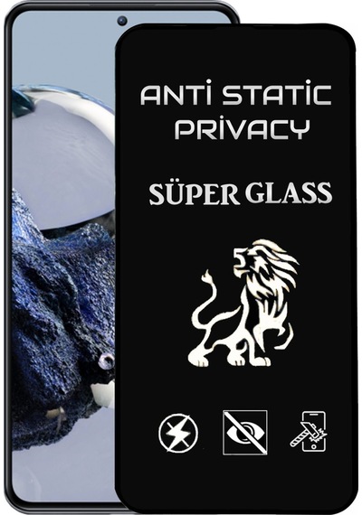 Xiaomi Mi 12t Pro Tam Kaplayan Anti Statik Hayalet Süper Cam Ekran Koruyucu