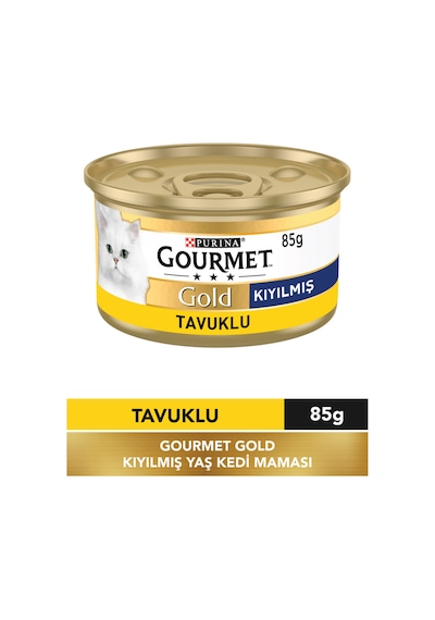 Proplan Gourmet Gold Kıyılmış Tavuk Etli Yaş Kedi Maması 85 G