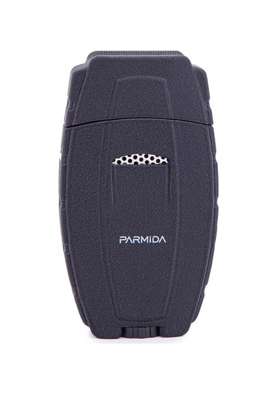 Çift Torch Pürmüz Siyah Metal Puro Çakmağı - Tr7274