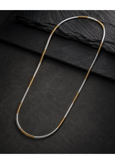 Fusion Asalet Erkek Kolyesi 65-70 Cm İki Renk Yılan Zincir Kuyum Model Gold Gümüş Erkek Kolye 316l Paslanmaz Çelik Premium Kalite, Üstün Dayanıklılık Renkli Fusion Asalet Erkek Kolyesi 65-70 Cm İki Renk Yılan Zincir Kuyum Model Gold Gümüş Erkek Kolye 316l Paslanmaz Çelik Premium Kalite, Üstün Dayanıklılık Renkli