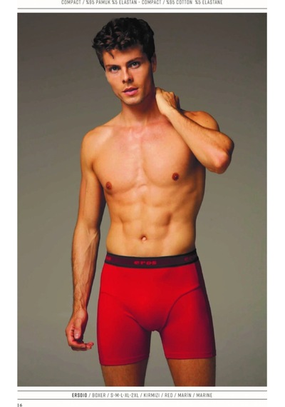 Eros Erkek Compact 2 Li Uzun Boxer 010 Marine