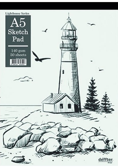 Eskiz Defter Light House A5 64394-3 Çok Renkli