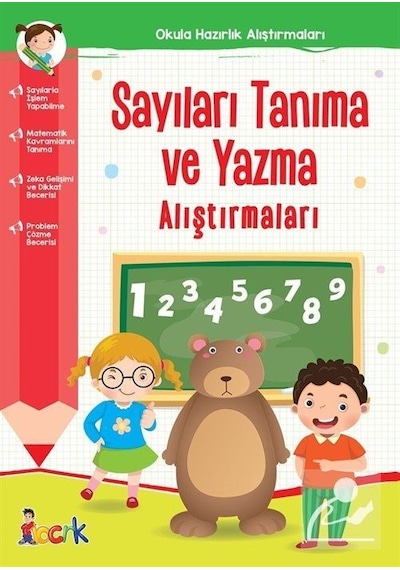Sayıları Tanıma ve Yazma Alıştırmaları / Tuba Öztürk