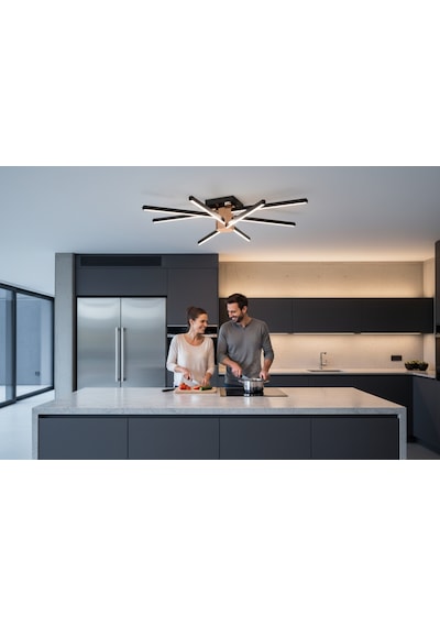 Nova 8 Gold Led Tavan Avize Kumandalı Dim Edilebilir Aşağı Işık Beyaz Işık