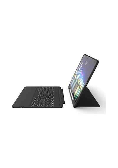 Zagg Slim Book Go 12.9" 3.Nesil Apple Uyumlu iPad  Pro Klavyeli Kılıf Ingilizce