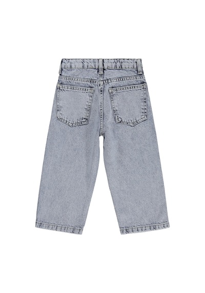 Civil Boys Baggy Kalıp 2-5 Yaş Pantolon Kot - Mavi Buz Mavi