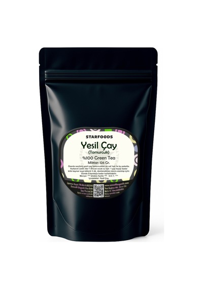 Yeşil Çay Tomurcuk 126 Gr. Barut Yeşilçay %100 Saf Pure Green Tea