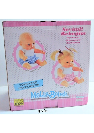 Melis Bebek Oyuncak Altını Islatan Et Bebek Eğitici Oyuncak Bebek