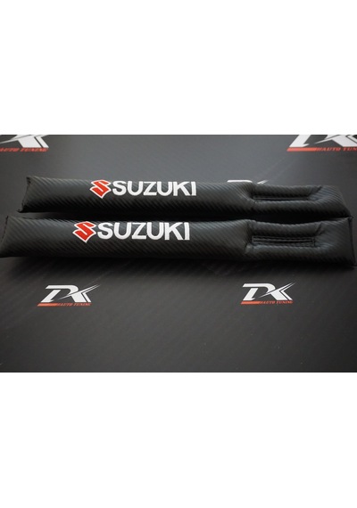 Suzuki Logo Karbon Desen Koltuk Arası Fitili 2 Li Set New Style