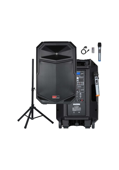 Lastvoice Ls-p2915 Portatif Taşınabilir Mikrofonlu Şarjlı Ses Sistemi Hoparlör 15 İnç 850 Watt