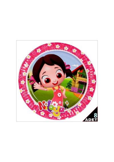 Niloya Karton Tabak - 23Cm X 8 Adet