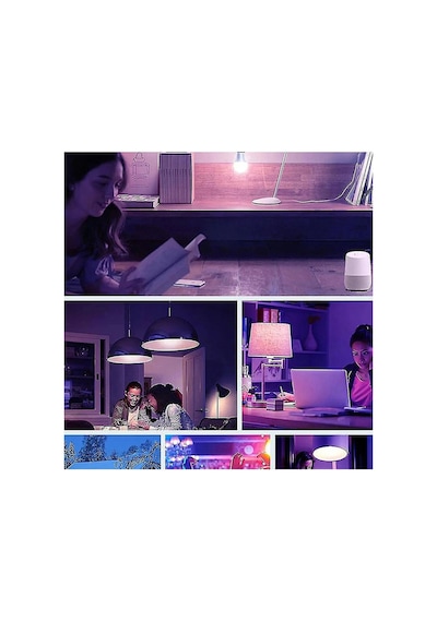 Akıllı Rgb Led Lamba Ampul 9w 50hz 800 Lümen - Led Işık Çok Renkli