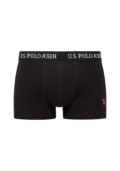 U.s. Polo Assn. 80651 Lacivert - Siyah - Turuncu 3 Lü Boxer Lacivert - Siyah - Turuncu
