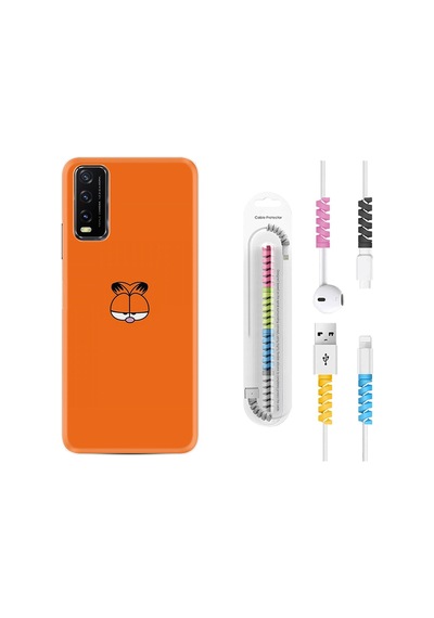 Vivo Y20 Kılıf Kablo Koruyuculu Garfi 1733