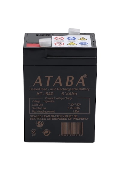 Ataba At-640 6v 4ah Bakımsız Kuru Işıldak Aküsü