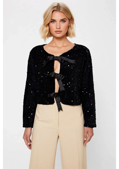 Benerly Kadın Ceket Yaka Standart Kol Düz Desen %95 Polyester %5 Elastan Siyah