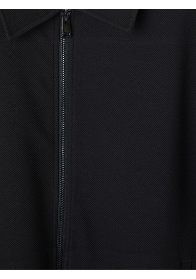 Lcwaıkıkı Classic Siyah Polo Yaka Erkek Fermuarlı Sweatshirt