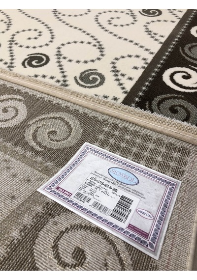 Saray Halı Sembol 11715 A 150X230 Gri Beyaz Kahve 4 M2 Halı !