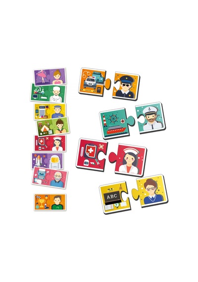 Meslekler Bağlantı Kurma Okul Öncesi Oyunu connect Game