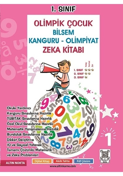 Altın Nokta 1. Sınıf Olimpik Çocuk Zeka Kitabı