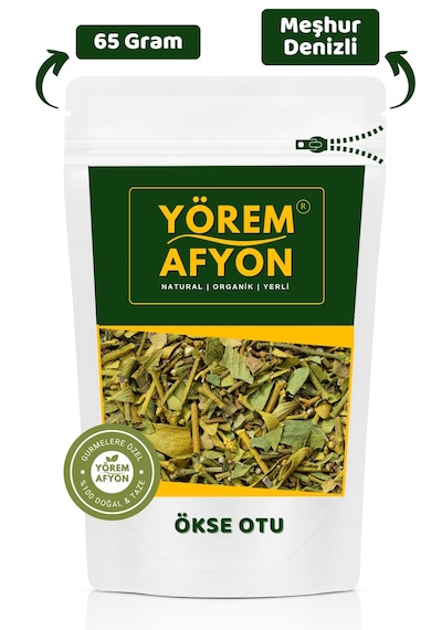 Yörem Afyon Meşhur Denizli Yöresinden Yerli Mahsul Kurutulmuş Ökse Otu, Gevele, Çam Burcu Viscum Album 65gr.