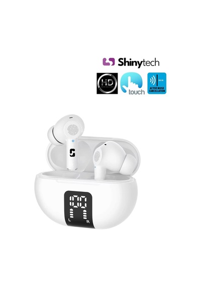 Tr St70 Aktif Gürültü Engelleyici Anc Kablosuz Bluetooth Kulaklık Beyaz Genel