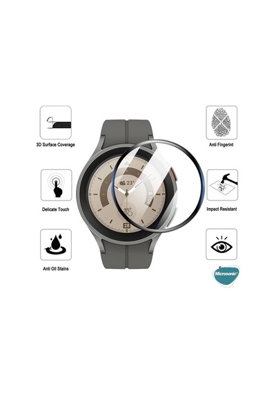 Samsung Galaxy Watch 7 44mm Tam Kaplayan Nano Cam Ekran Koruyucu Siyah Galaxy Watch 7 44mm İle Uyumlu Ekran Koruyucu - Siyah Çok Renkli Samsung Galaxy Watch 7 44mm Tam Kaplayan Nano Cam Ekran Koruyucu Siyah Galaxy Watch 7 44mm İle Uyumlu Ekran Koruyucu - Siyah Çok Renkli