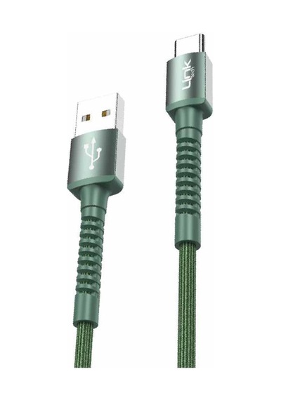 Linktech K552 Type-c Usb 3 A 1 MT Metal Başlı Data Şarj Kablosu