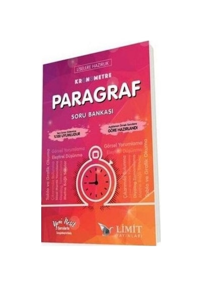 Limit Yayınları 8. Sınıf LGS Kronometre Paragraf Soru Bankası