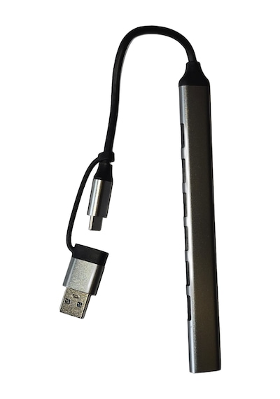 Usb 3.0 & Type-c 7 Port Alüminyum Çoğaltıcı Hub Dönüştürücü Usb Çoklayıcı