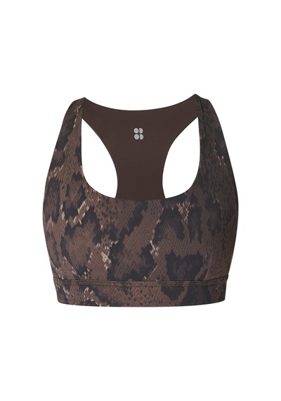 Sweaty Betty Sweaty Betty Super Soft Reversible Kadın Kahverengi Yoga Bra 44052 Kahve