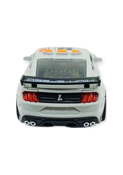 Spor Araba Gt-500 Sürtmeli Işıklı Sesli Beyaz Plastik 18cm