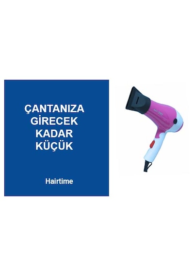 3510 Taşınabilir Katlanabilir Otel Tipi Seyahat Tipi Saç Kurutma Makinesi