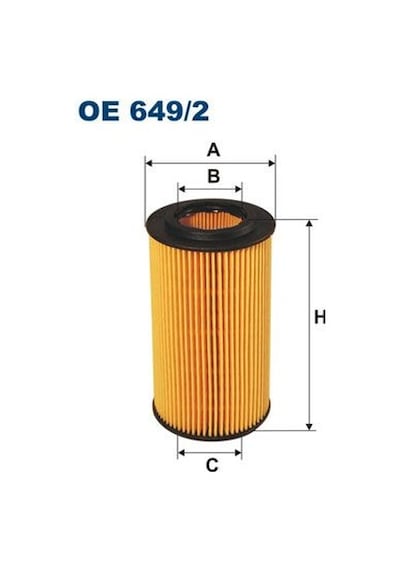 FILTRON OE649/2 Yag Filtresi ( BMW : M47 / E39-E46 / Freelander I / 2.0Td4 01-06) OE6492 (WA232265)