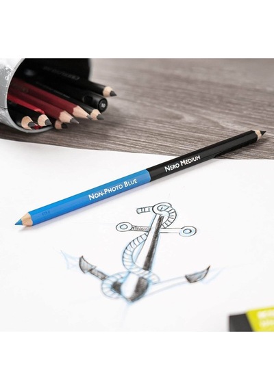 Tattoo Sketching Set N:40083 14'lü Metal Kutu
