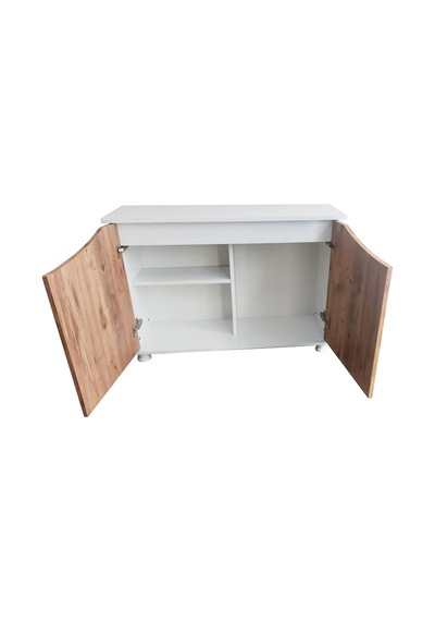 Kanki Pet 100 Cm Mdf Kp1000125ac Flex Atlantik Çam Kapaklı Akvaryum Sehpası 100x31x69 Cm