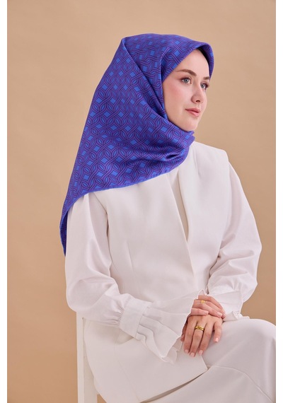 Silk Home Twill İpek Eşarp 11479-14 Saks, Mor