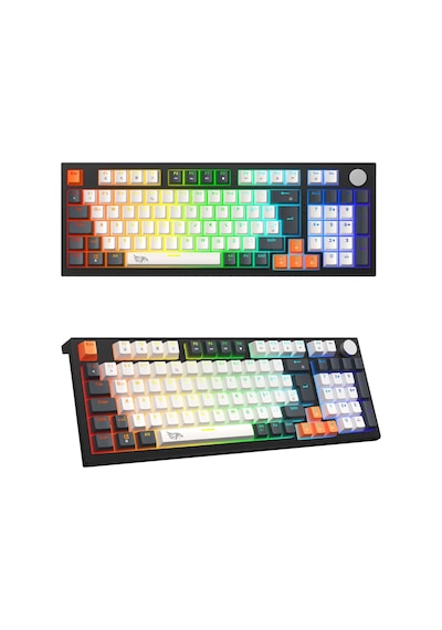 Mavi Switch, Hot Swap, Eva Süngerli - Rgb Kablolu Mekanik Oyuncu Klavyesi, Knob Kontrollü Ses Ve Işık Ayarı, Numpadli Full Size Gaming Keyboard, Türkçe Q Klavye, Gasket Yapı Rgb Gaming Kablolu Klavye Mavi Switch, Hot Swap, Eva Süngerli - Rgb Kablolu Mekanik Oyuncu Klavyesi, Knob Kontrollü Ses Ve Işık Ayarı, Numpadli Full Size Gaming Keyboard, Türkçe Q Klavye, Gasket Yapı Rgb Gaming Kablolu Klavye