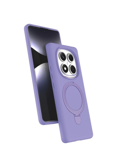Xiaomi Redmi Note 14 Pro 5g Regal Magsafe Standlı Kapak - Lila Renkli